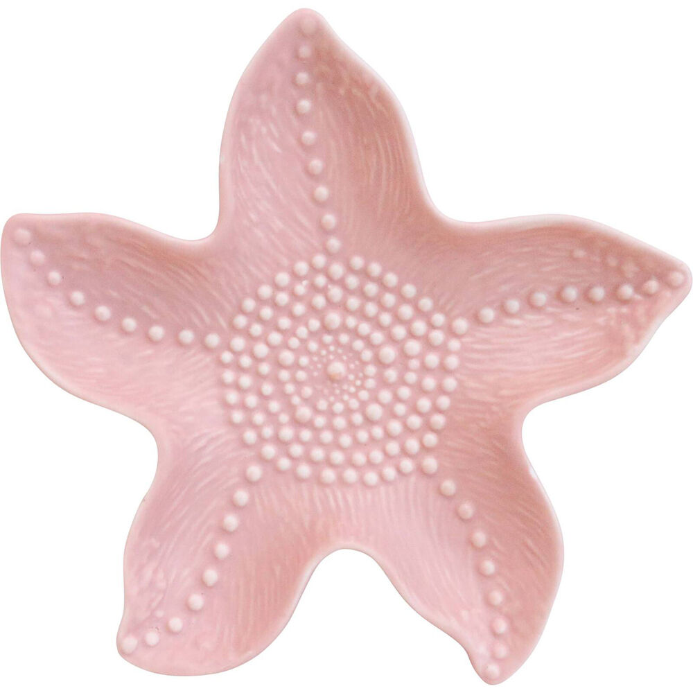 2PK LVD Starfish Plate Ceramic Home/Lounge Decor 16.5cm Nude