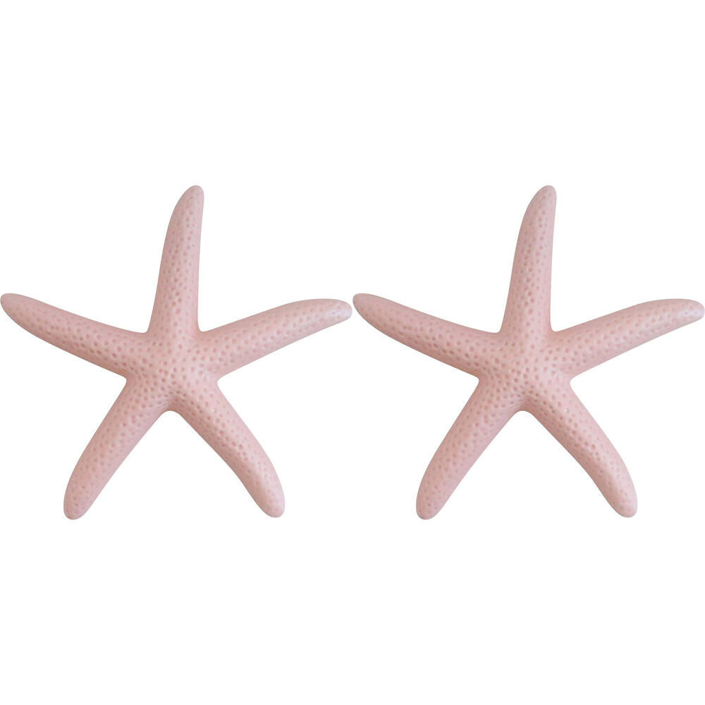 2PK LVD Starfish Ceramic Figurine Home/Lounge Decor Large Nude