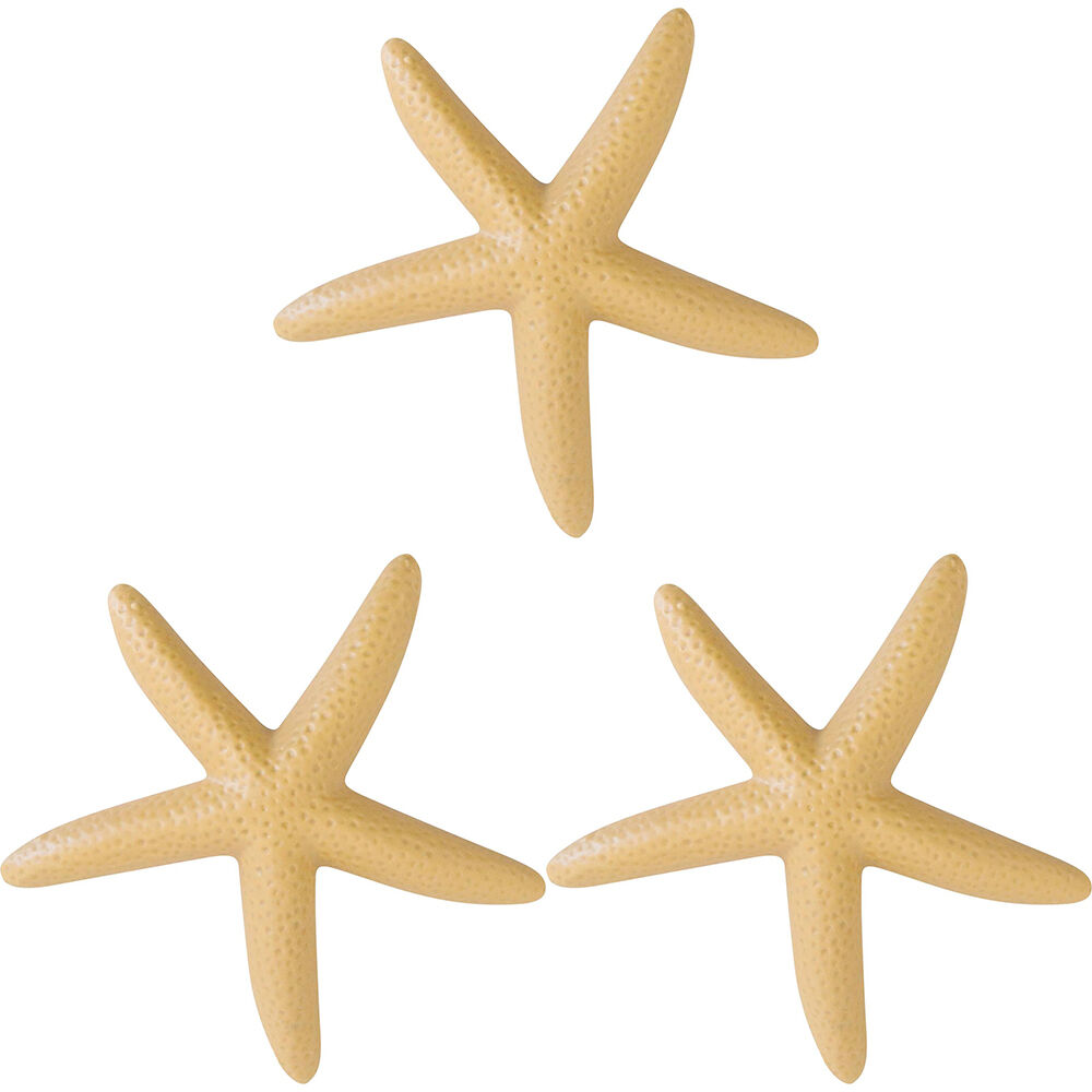 3PK LVD Starfish Ceramic Figurine Home/Lounge Decor Medium Spice