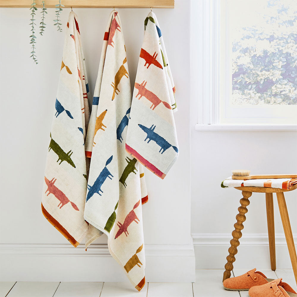Scion Mr Fox Birthday 100% Cotton Guest Towel Multi-Coloured
