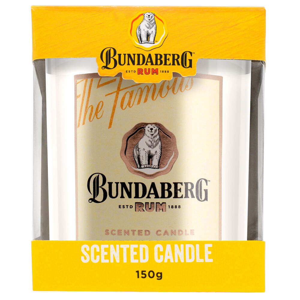 2PK Bundaberg Rum Scented Candle Home Decor Fragrance 150g