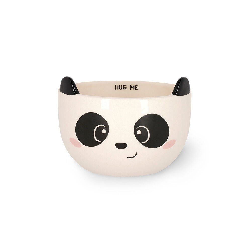 2PK Legami Buongiorno Stoneware Cereal Bowl Children/Kids 12x9cm White Panda