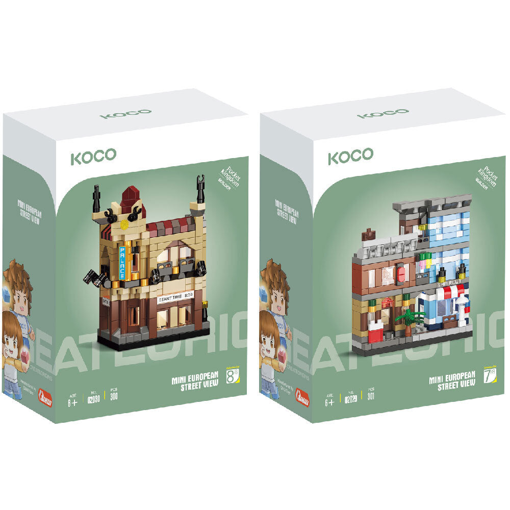 301pc Koco Detective Agency and 300pc Luxury Cinema Kids/Children Toy 6y+