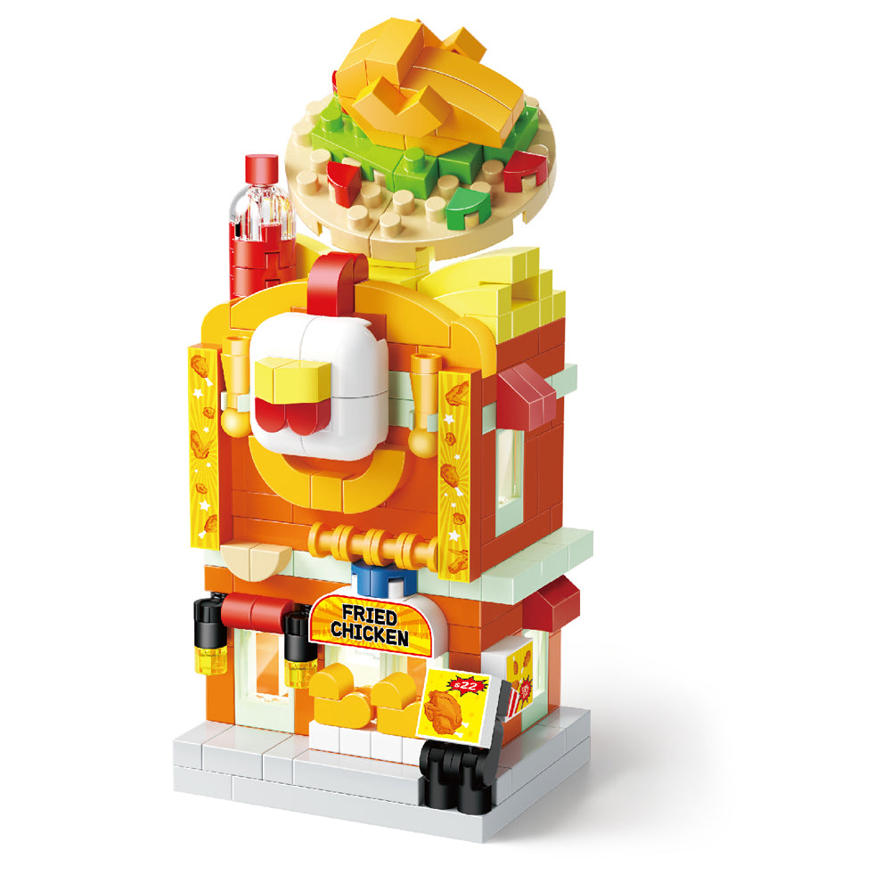 283pc Koco Fried Chicken Restaurant Kids/Children Building Bricks Toy 6y+