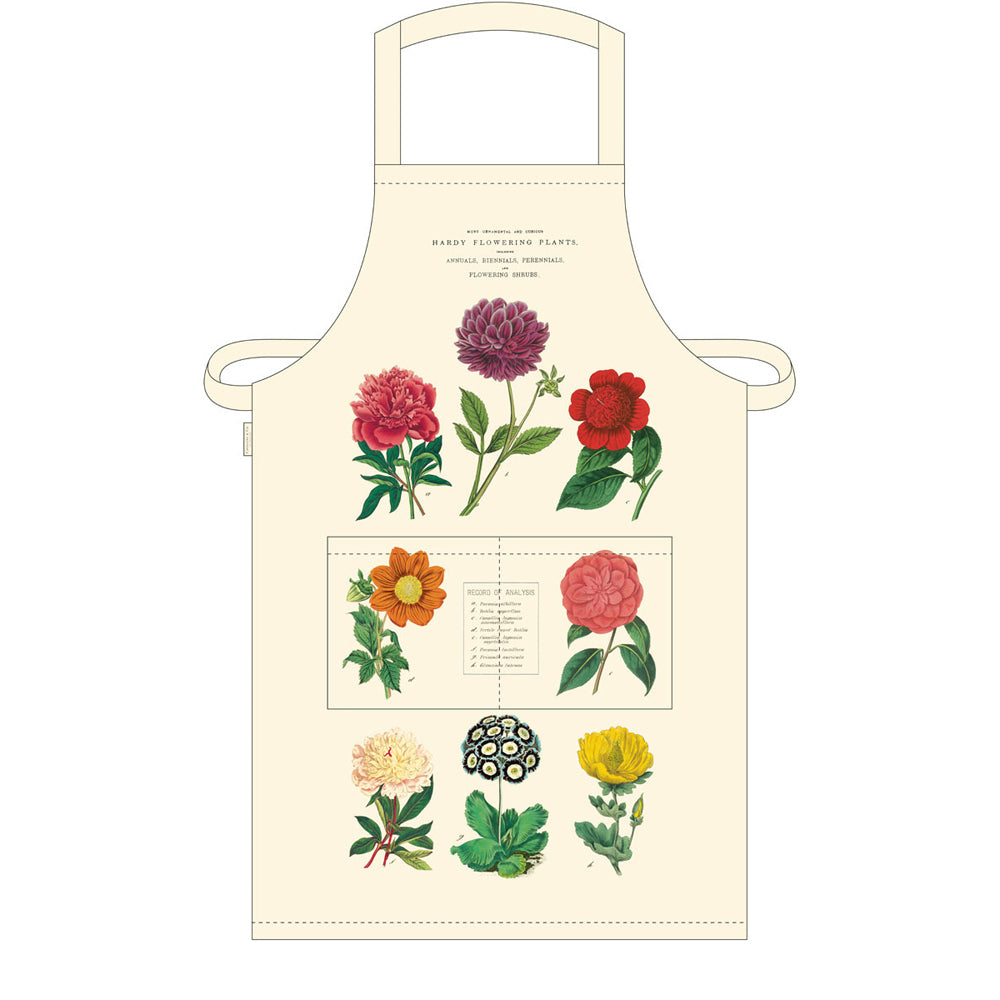 Cavallini Cotton Kitchen Cooking Apron 48x80cm Botanica