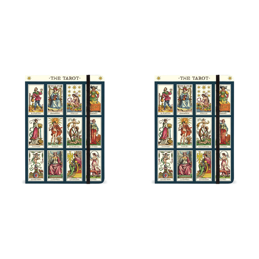 2PK Cavallini Notebook Writing Stationery Large - Tarot