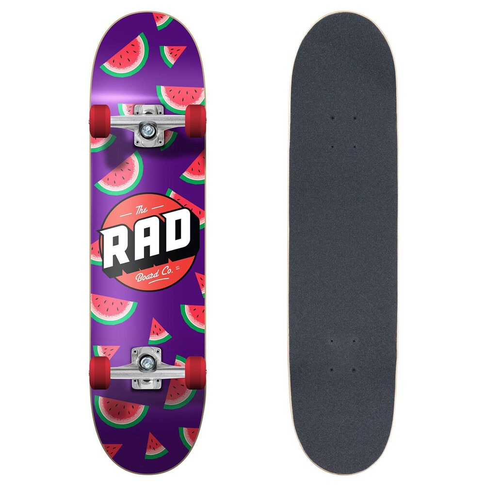 Rad Board Co Complete Skateboard Dude Crew Watermelon 7.25in