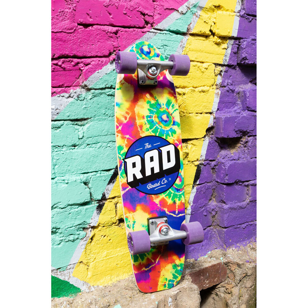 Rad Board Co Complete Skateboard Retro Roller Neochrome 7.9in