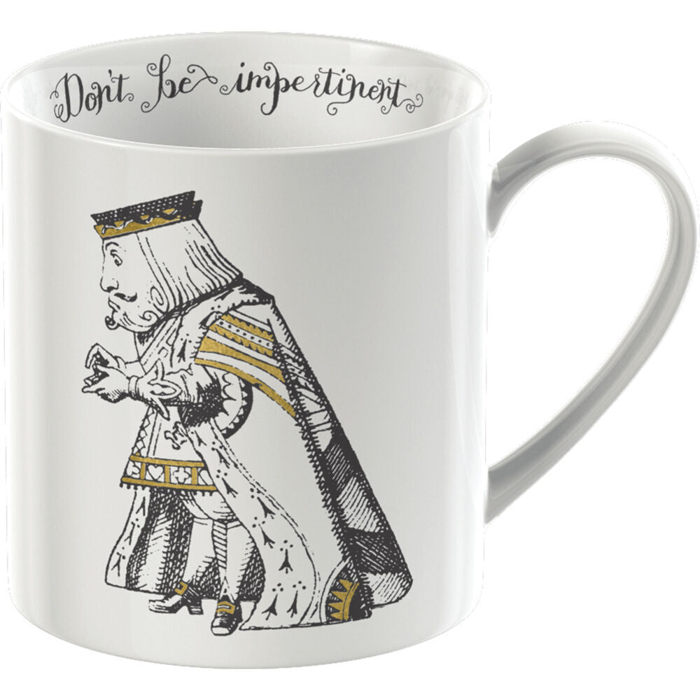 2PK 2pc Mikasa x V & A Alice In Wonderland His and Hers Coffee Drinking Mug Set