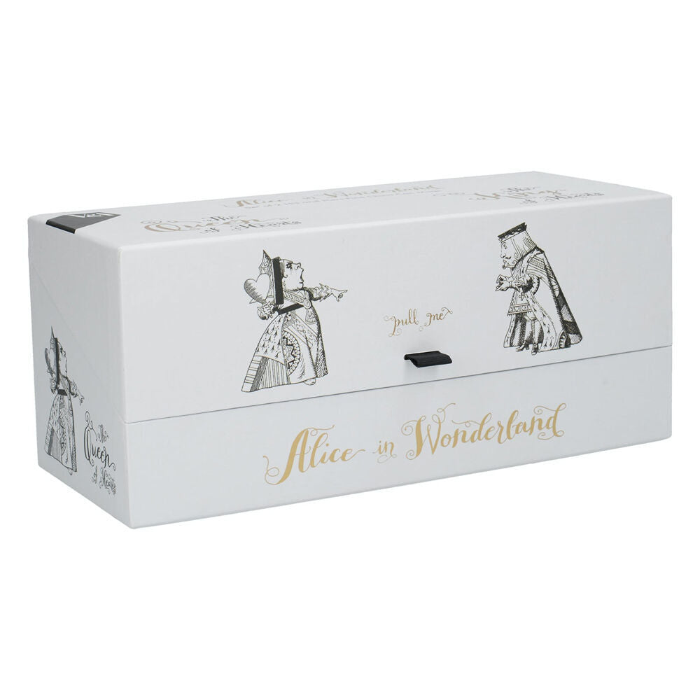 2PK 2pc Mikasa x V & A Alice In Wonderland His and Hers Coffee Drinking Mug Set