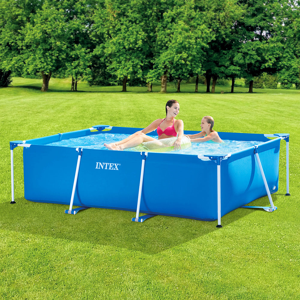 Intex 2.20m x 1.50m Rectangular Frame Set Pool