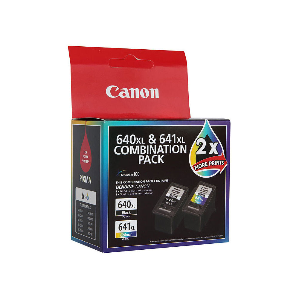 Canon Pixma PG640 + CL641 XL Ink Cartridge Twin Pack