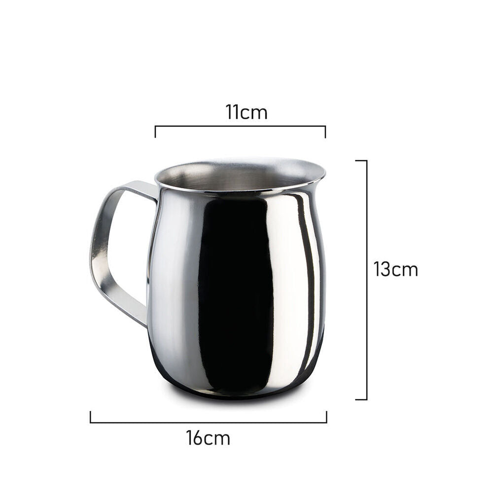 2PK Pezzetti 9 Cup Milk Pot Stainless Steel Frothing/Serving Coffee & Tea Accessory