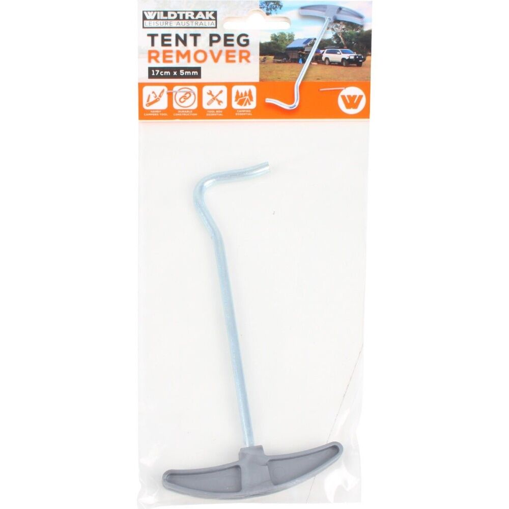 4PK Wildtrak Tent Peg Remover Camping Accessories/Equipment 17cm