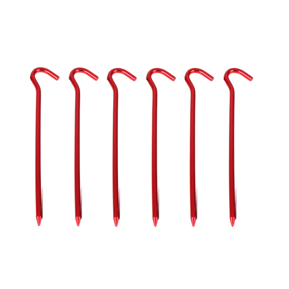 10x 6pc Wildtrak Tent Pegs Camping Accessories/Equipment 180x6mm