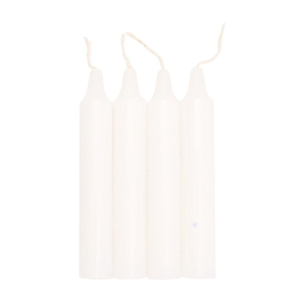 12x 4pc Candle Emergency Lighting Candles 3 Hours Burn Time White