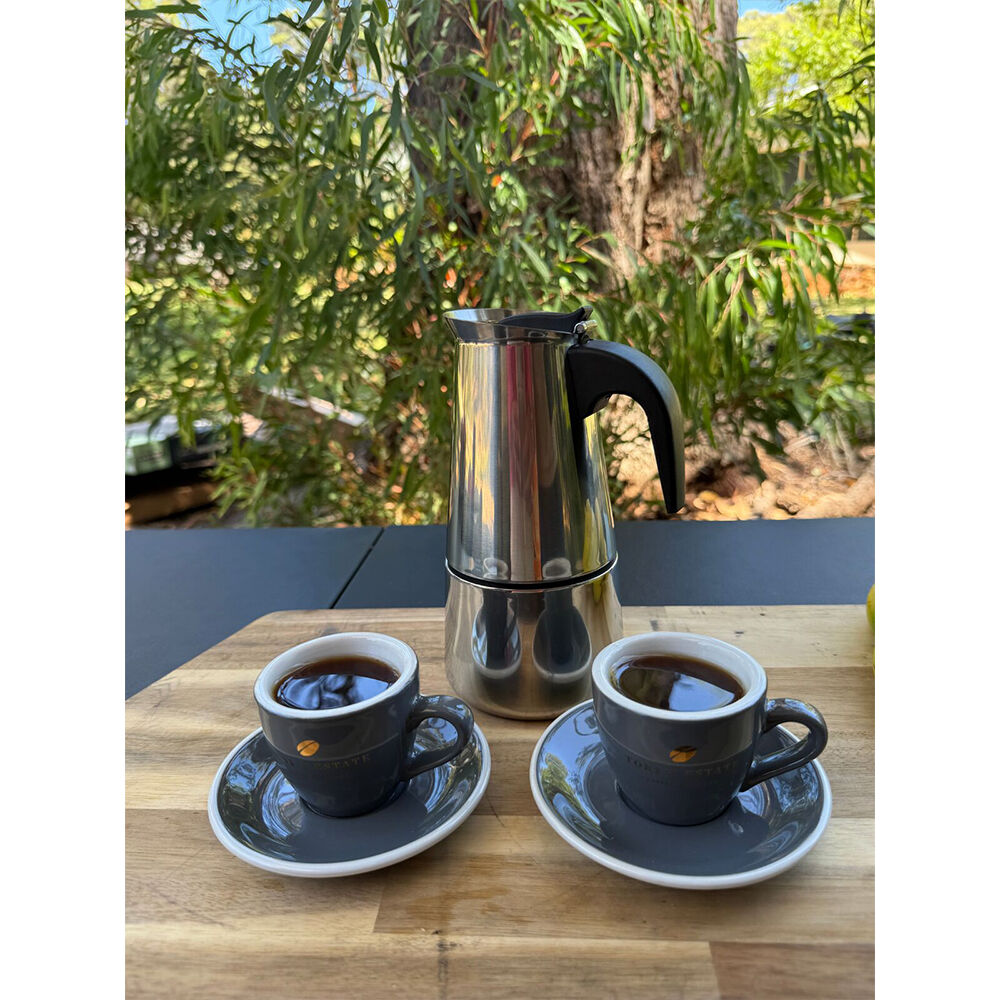 Wildtrak Camping 6-Cup Expresso Coffee Maker Percolator Stainless Steel
