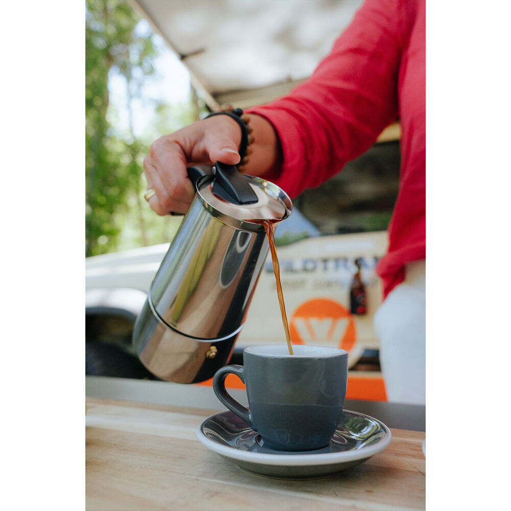 Wildtrak Camping 6-Cup Expresso Coffee Maker Percolator Stainless Steel