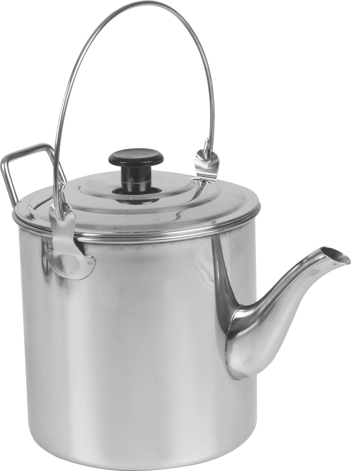 Wildtrak 2800ml Stainless Steel Billy Teapot - Silver