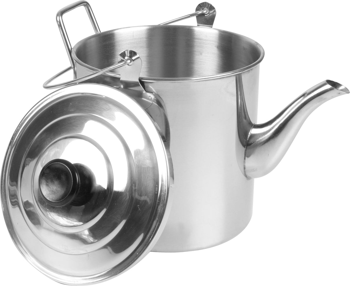 Wildtrak 2800ml Stainless Steel Billy Teapot - Silver