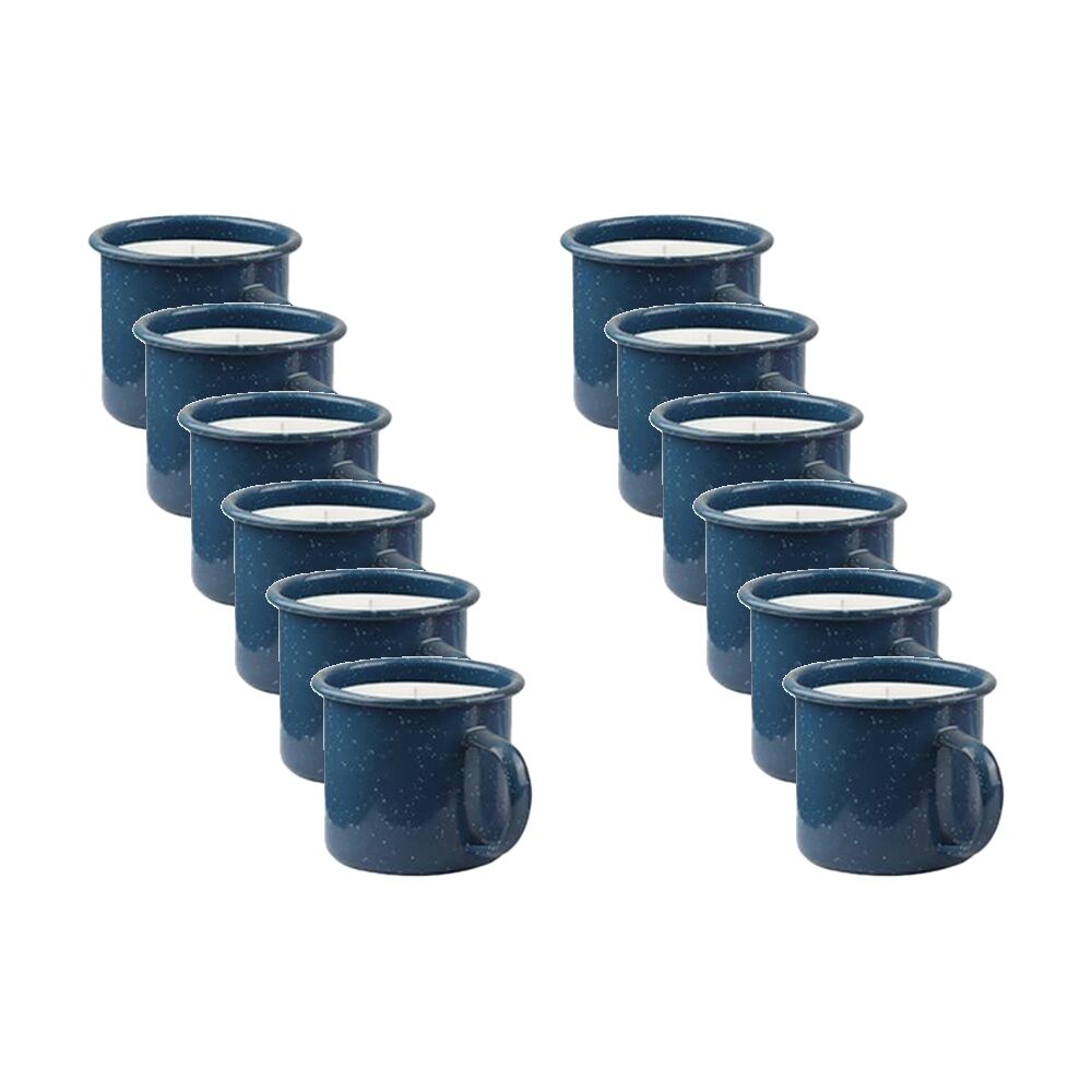 12PK Divine Living Citro Candle In A Cup Ceramic Mug 15 Hours Burn Time Assorted