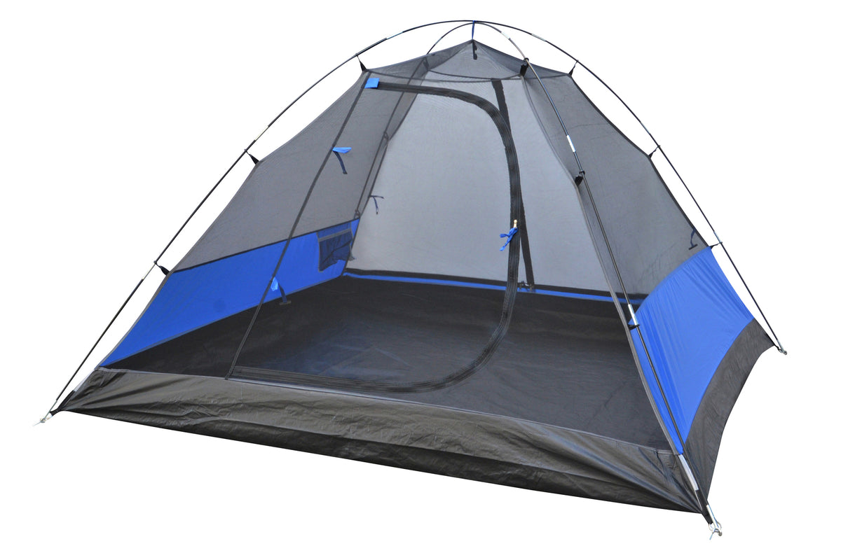 Wildtrak Tanami 3V Outdoor Camping Dome Tent w/ Carry Bag Blue