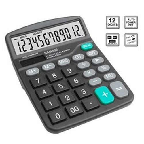 Sansai 12 Digit Desktop Calculator