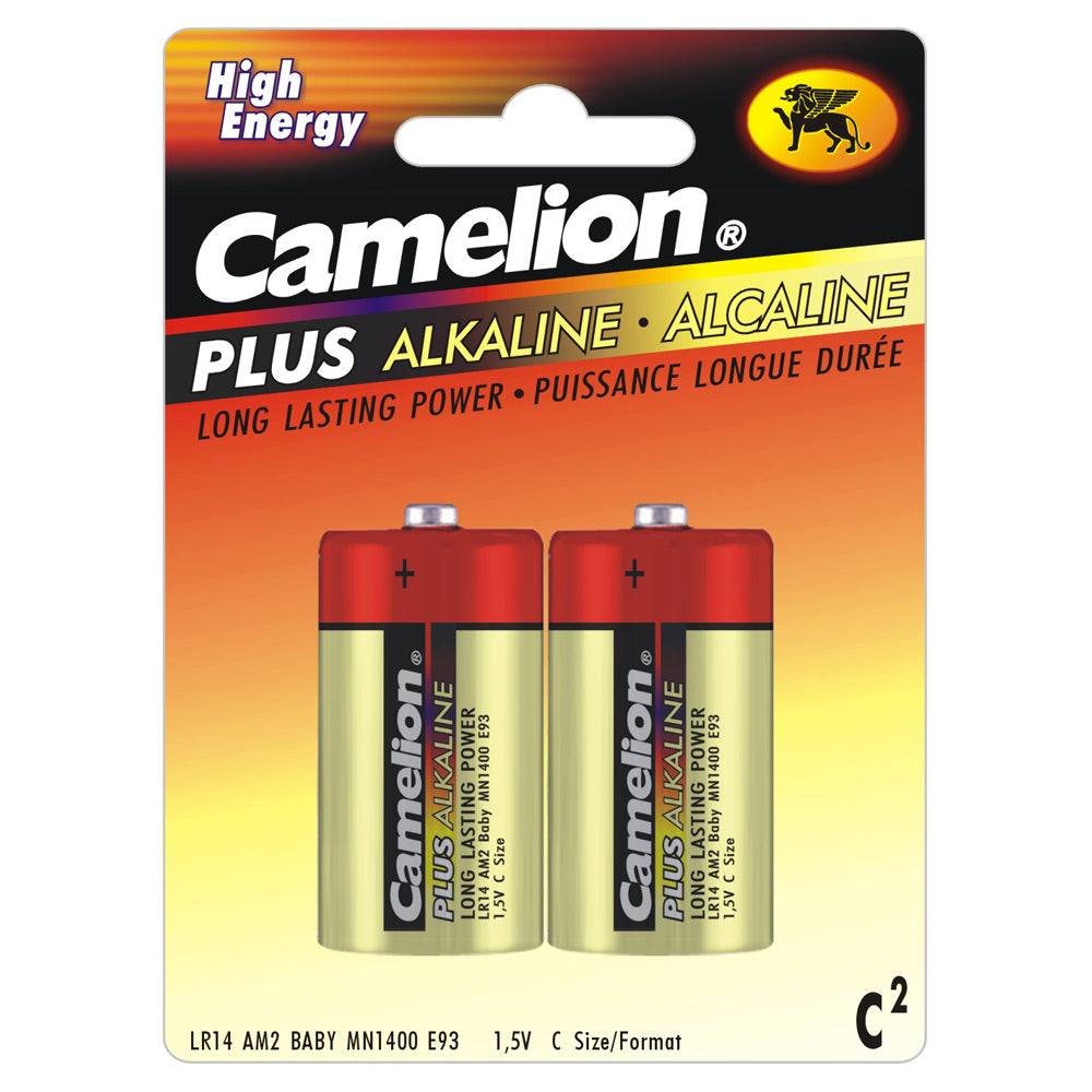 3PK 2pc Camelion Alkaline C
