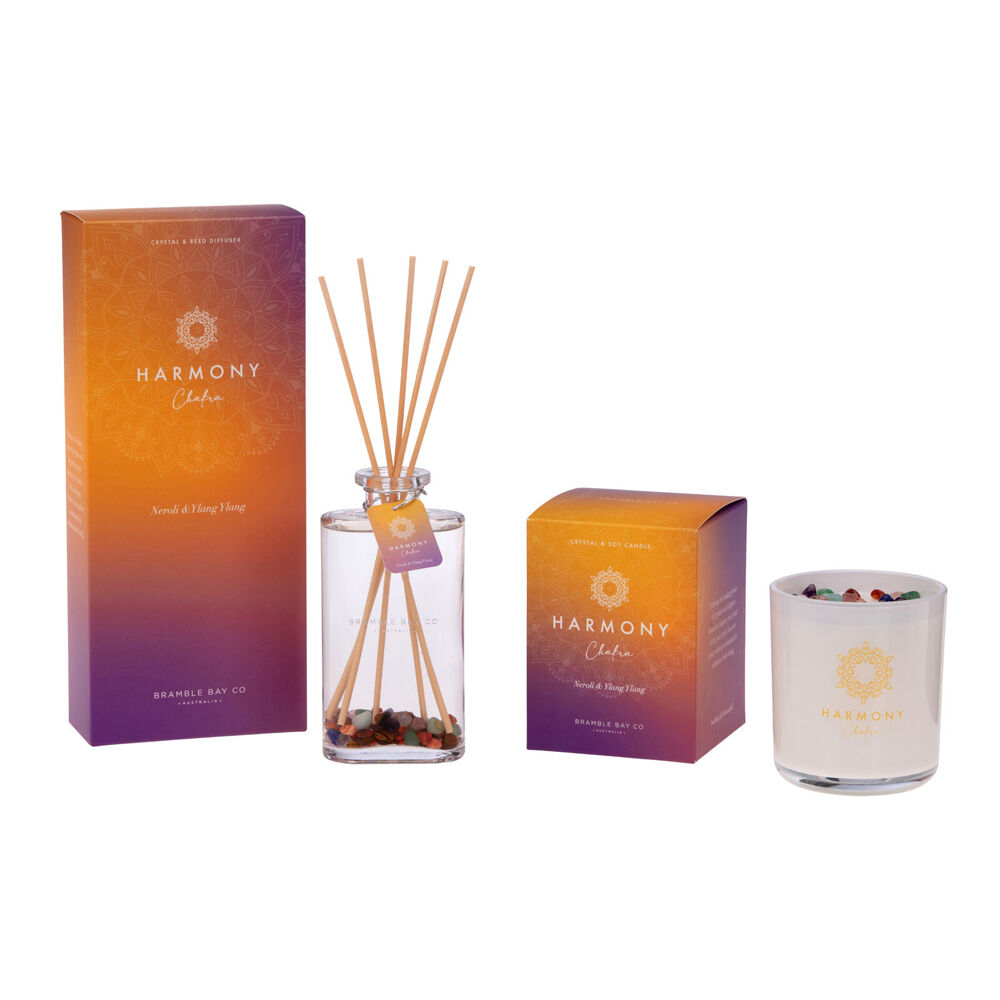 Bramble Bay Diffuser Crystal Boho Harmony Chakra Neroli Ylang 150ml