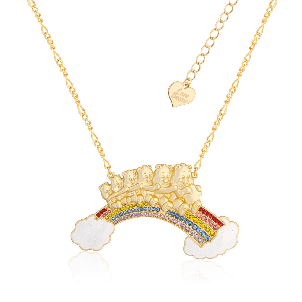 Care Bears Statement Rainbow Necklace - Gold Plated Brass - Gold