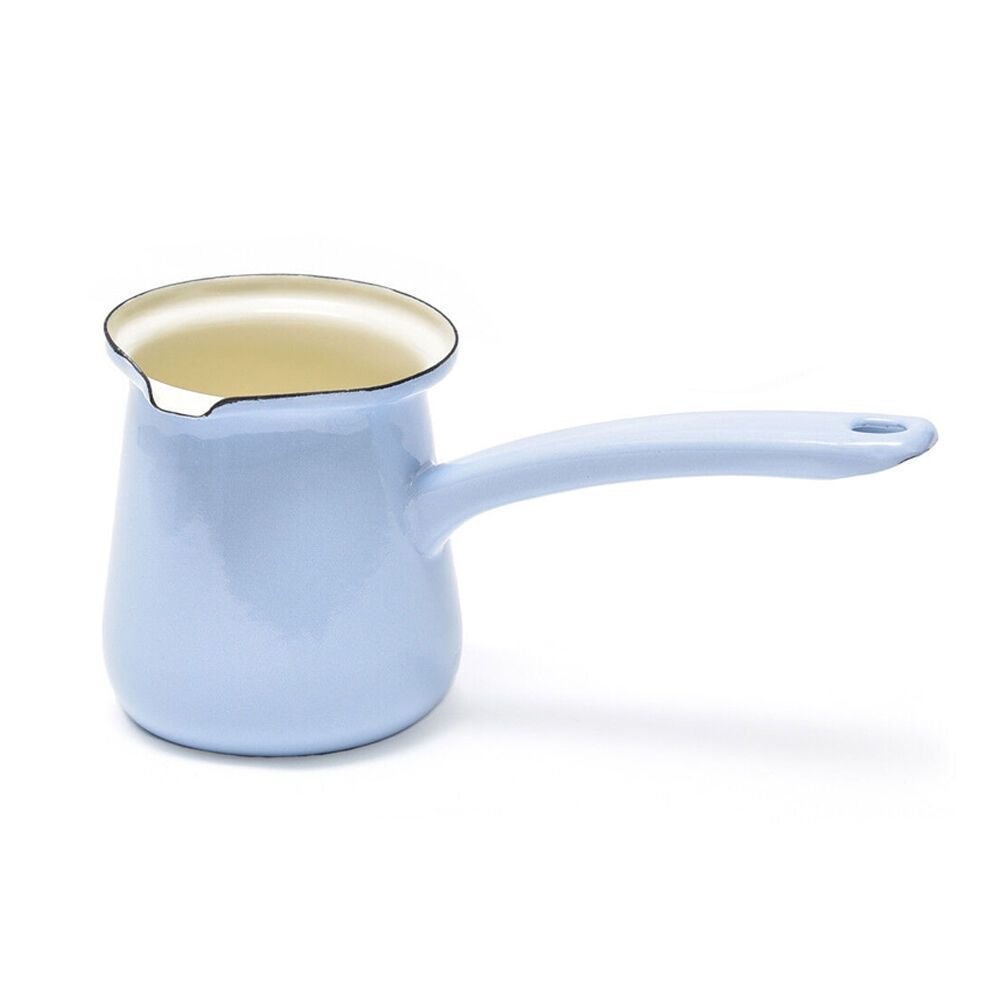 2PK Coffee Culture Enamel 450ml Stovetop Turkish Coffee Pot - Sky