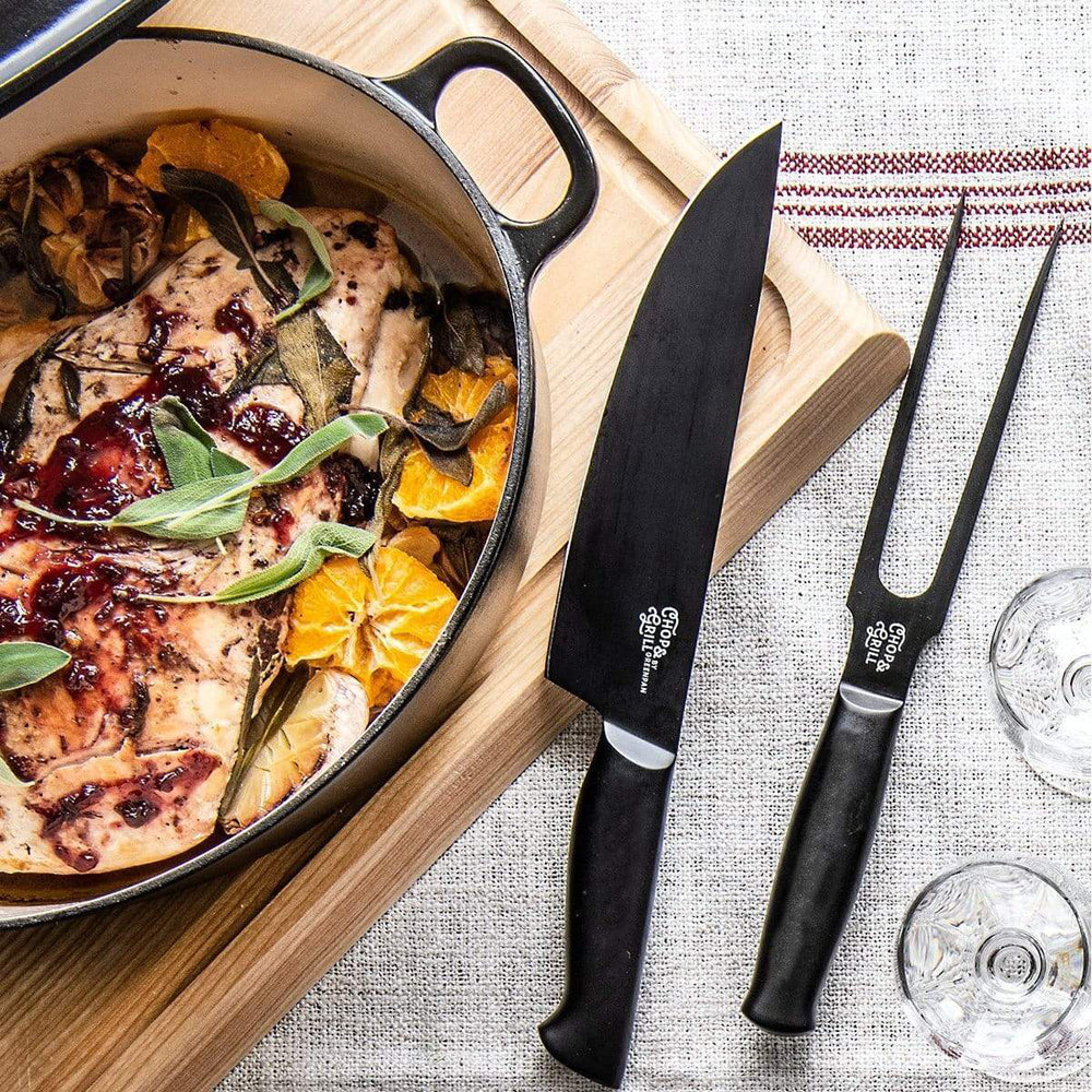 2pc GreenPan Chop And Grill Knife Set Home Kitchen Cookware