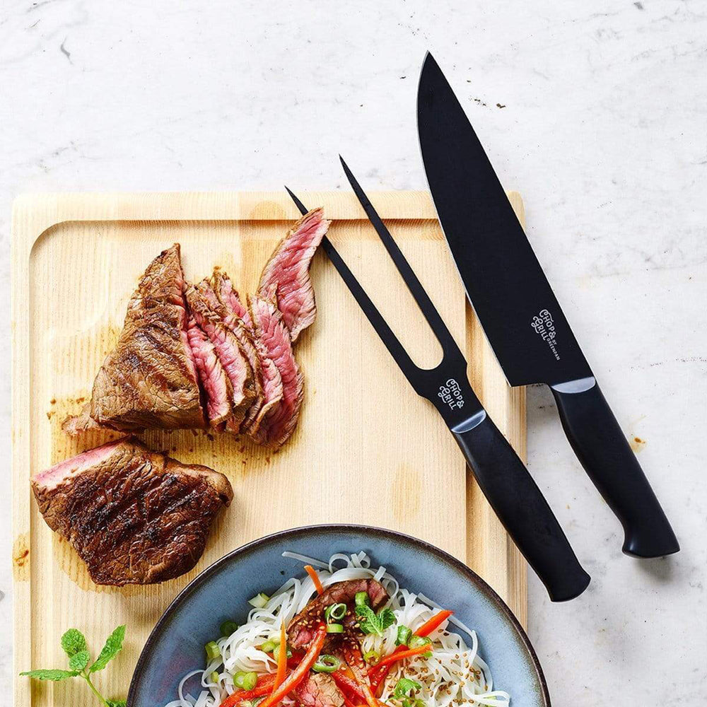 2pc GreenPan Chop And Grill Knife Set Home Kitchen Cookware