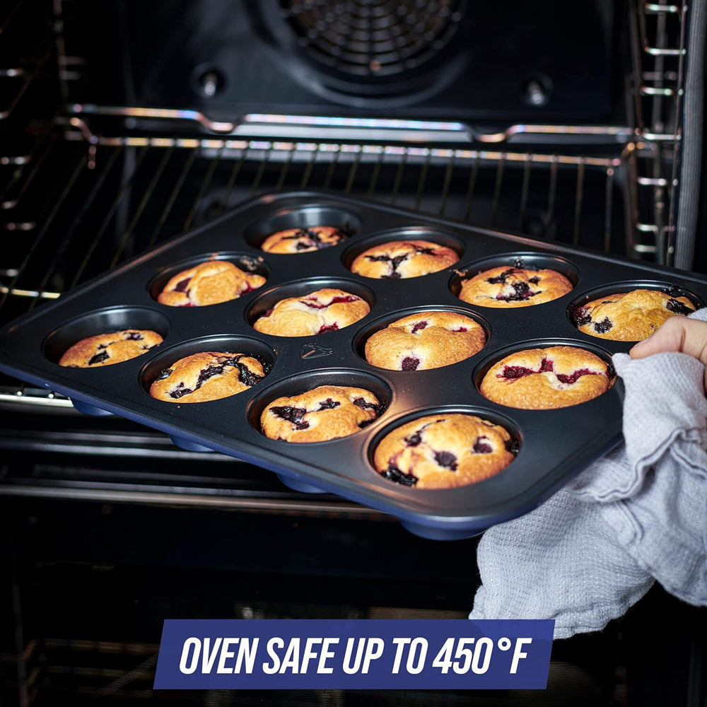 Blue Diamond 12 Cup Muffin Pan Home Kitchen Bakeware