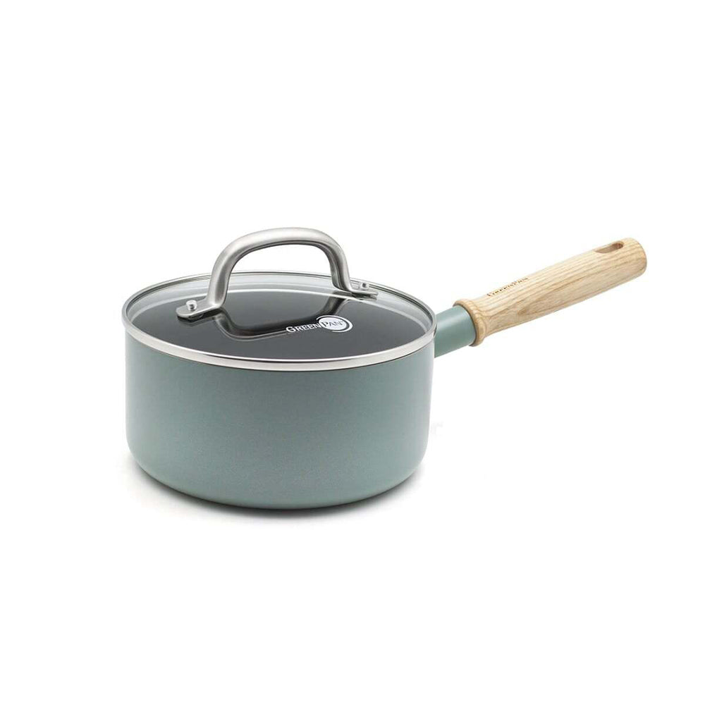 GreenPan Mayflower Covered Saucepan 18cm Home Kitchen Cookware