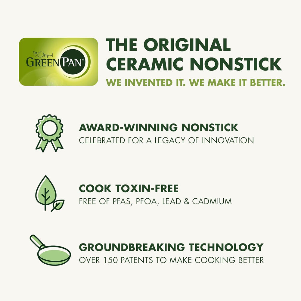 GreenPan Brussels Open wok 28cm Home Kitchen Cookware