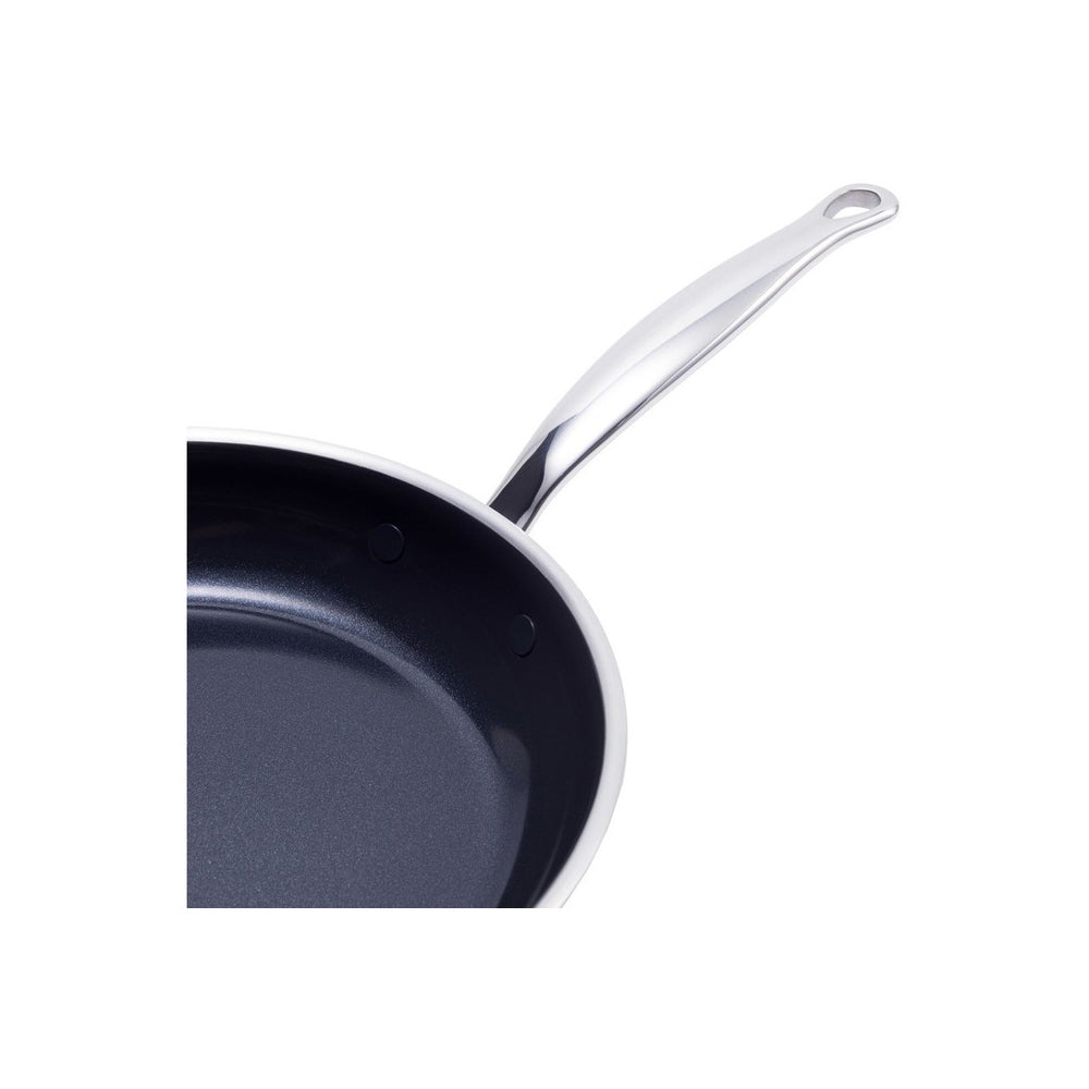 GreenPan Premiere Stainless Steel Open Frypan 30cm