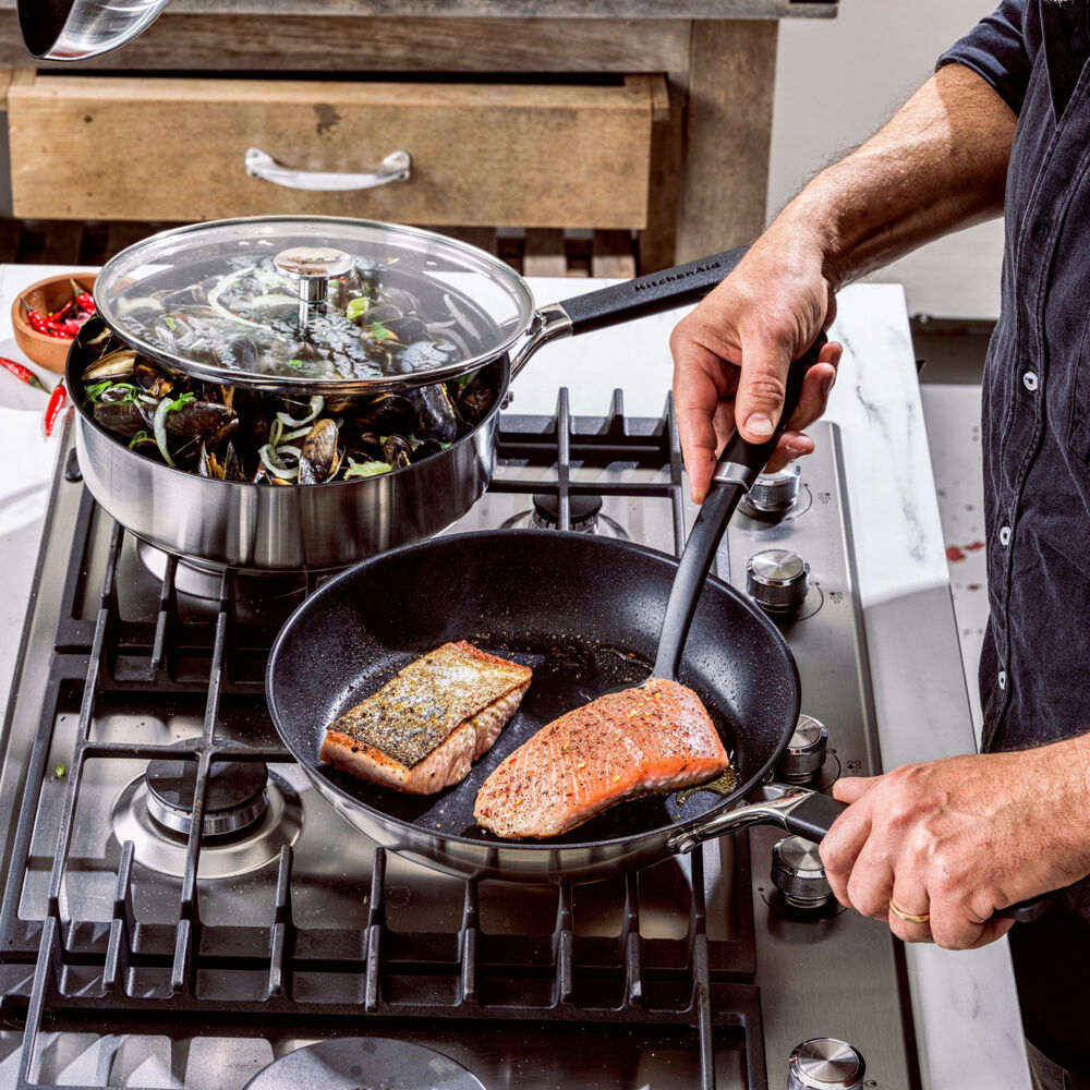 KitchenAid 28cm Classic Stainless Steel Frypan Kitchenware