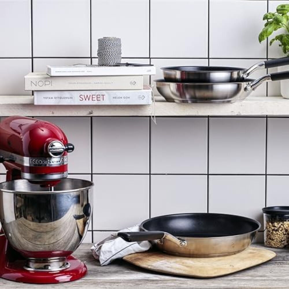KitchenAid 28cm Classic Stainless Steel Frypan Kitchenware