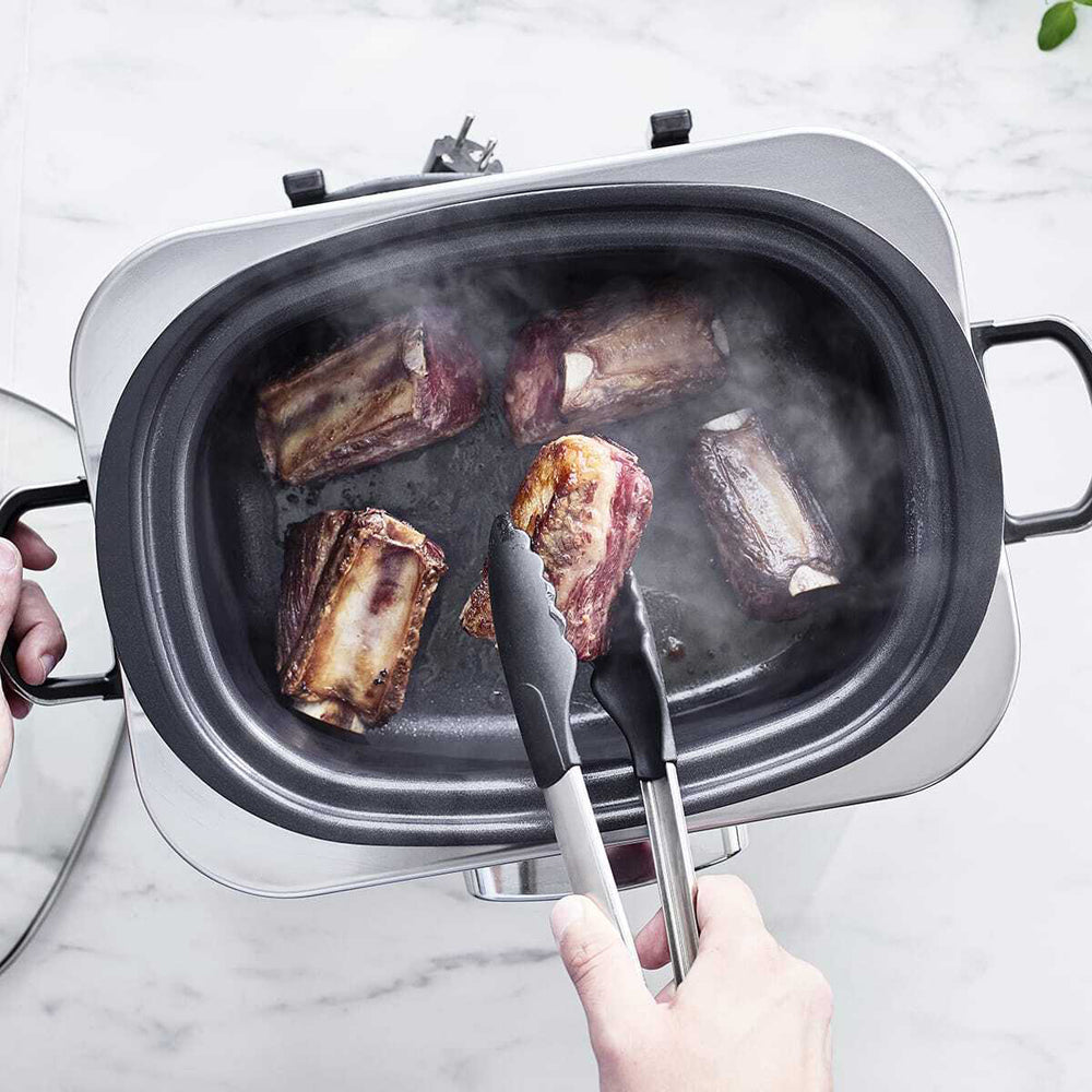 GreenPan Elite Black Slow Cooker 230V 2200W Home Kitchen Cookware