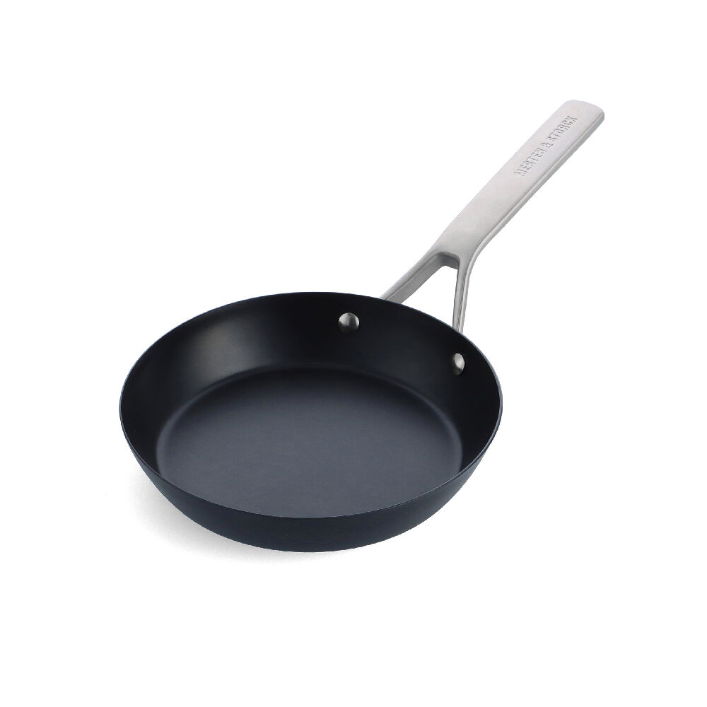 Merten & Storck 20cm Pre-Seasoned Pro Induction Frying Pan Black