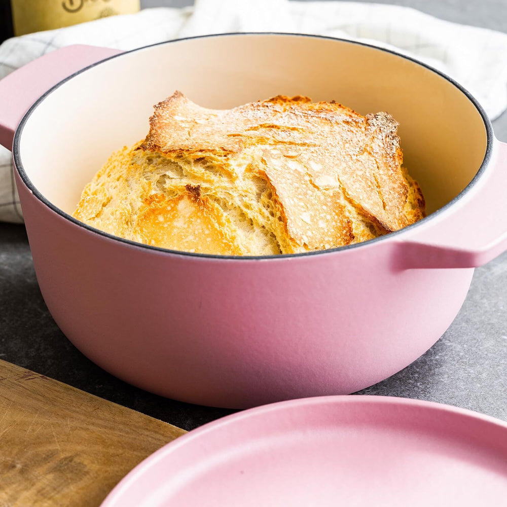 KitchenAid Cast Iron Casserole 22cm/3.3L Dried Rose