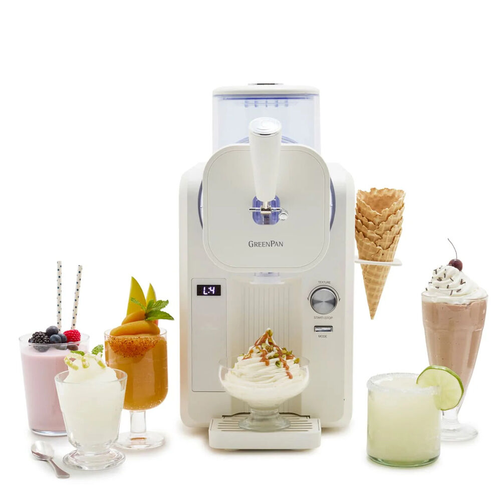 Greenpan Frost Ice Cream Maker 1.99L Frozen Yogurt Dessert White