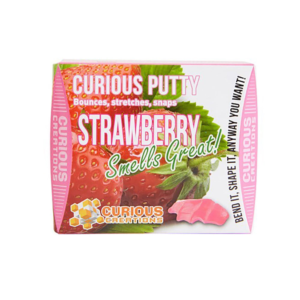 Curious Creations Strawberry Scented Putty Kids Sensory Toy 3y+