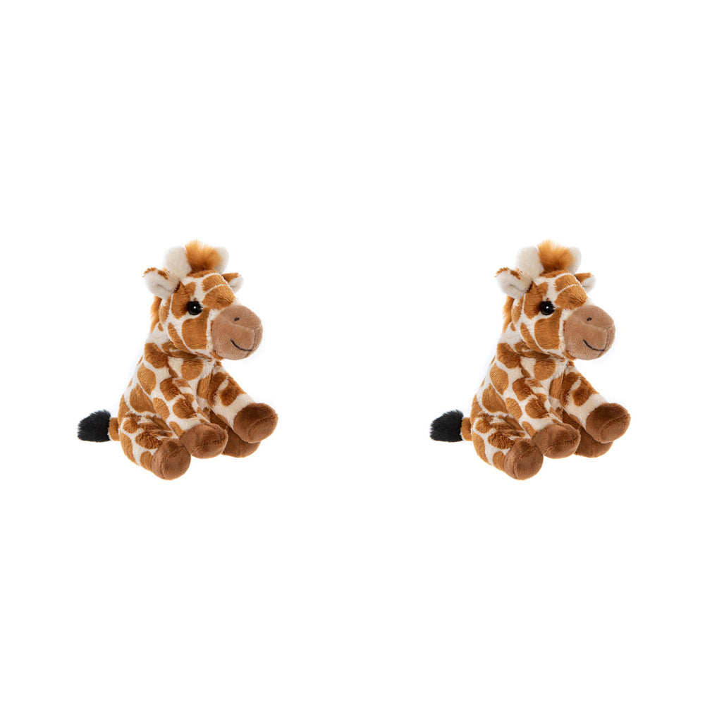 2PK Charlie Bears Cuddle Cub Giraffe Kids Soft Play Toy 0m+