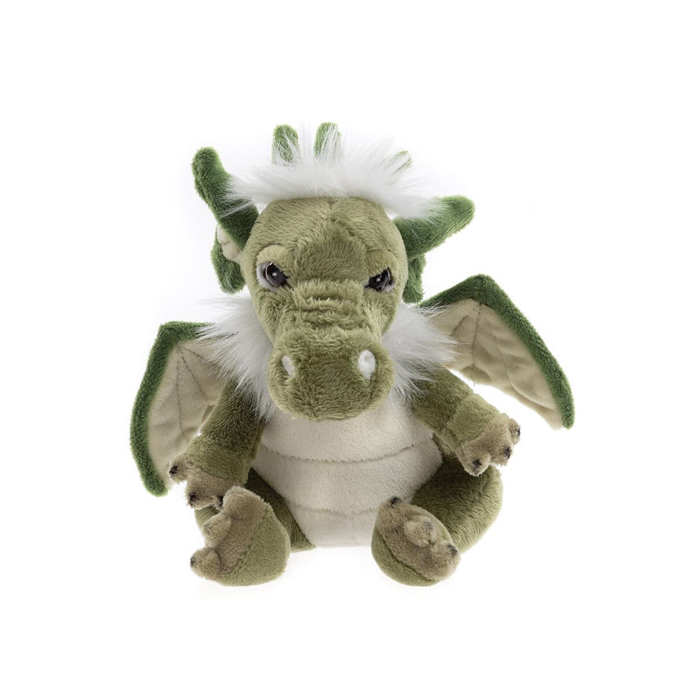 2PK Charlie Bears Cuddle Cub Signals Dragon Kids Soft Play Toy 0m+ - Green