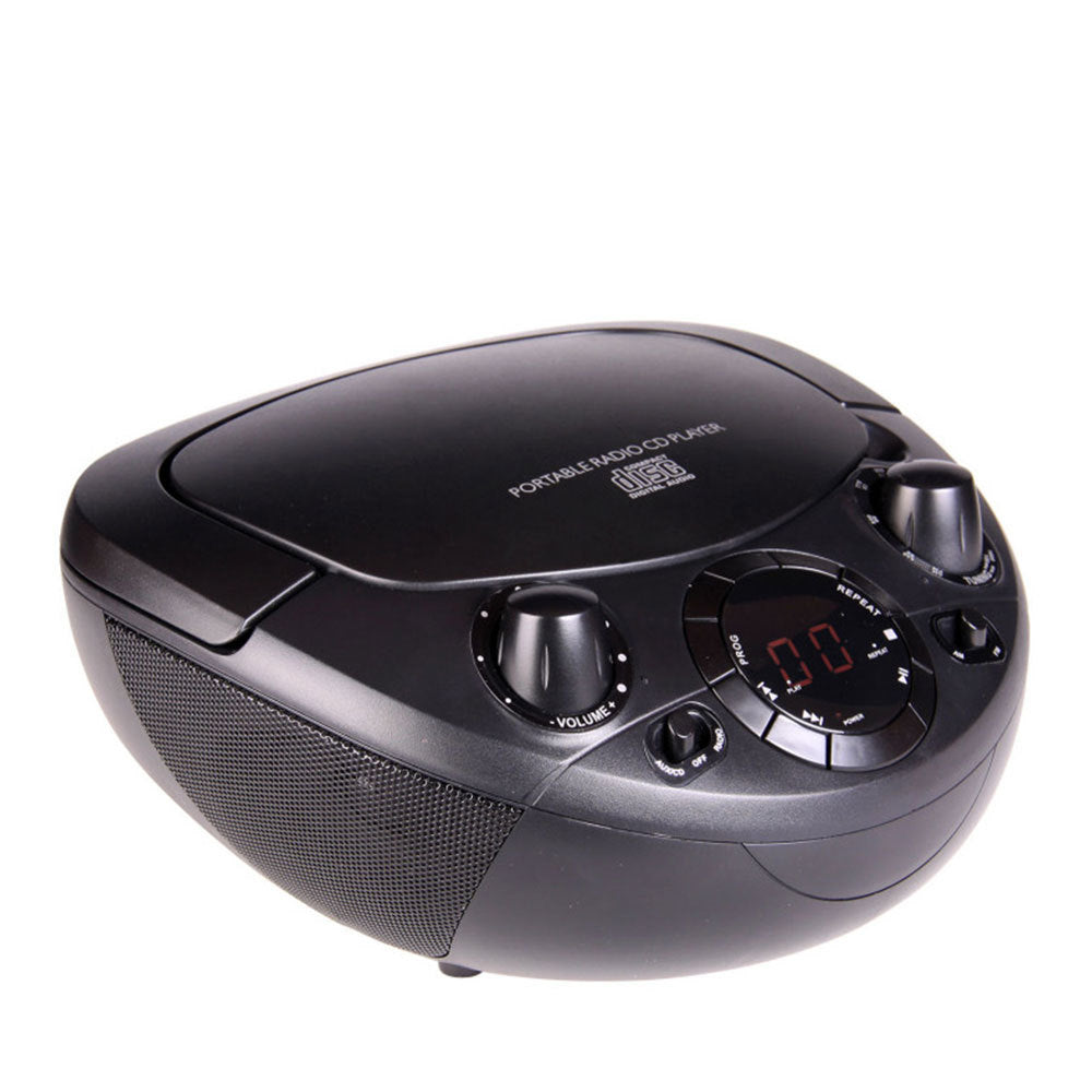 Laser Portable CD Boombox w/ AM/FM Radio
