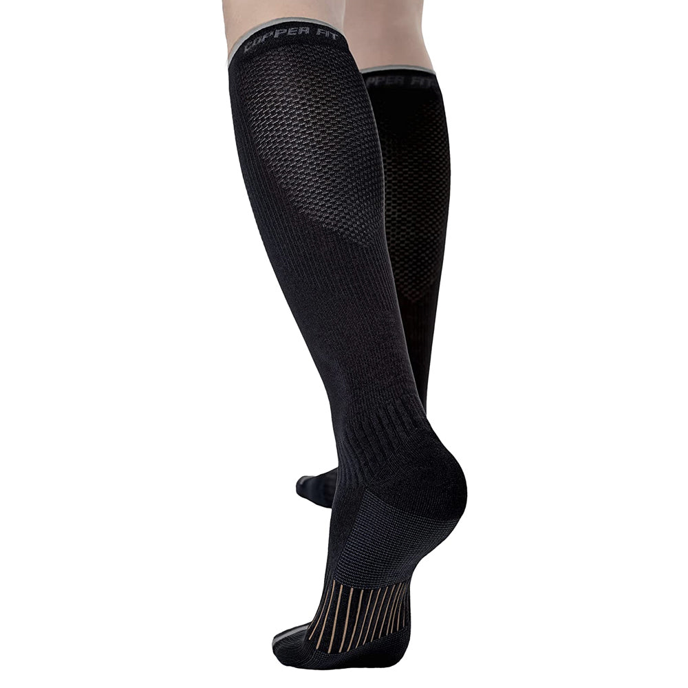 Copper Fit Easy On/Off Compression Socks S/M - Black