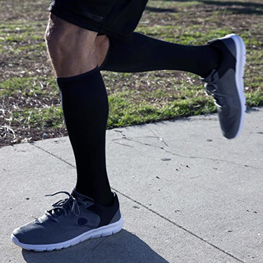 Copper Fit Easy On/Off Compression Socks S/M - Black