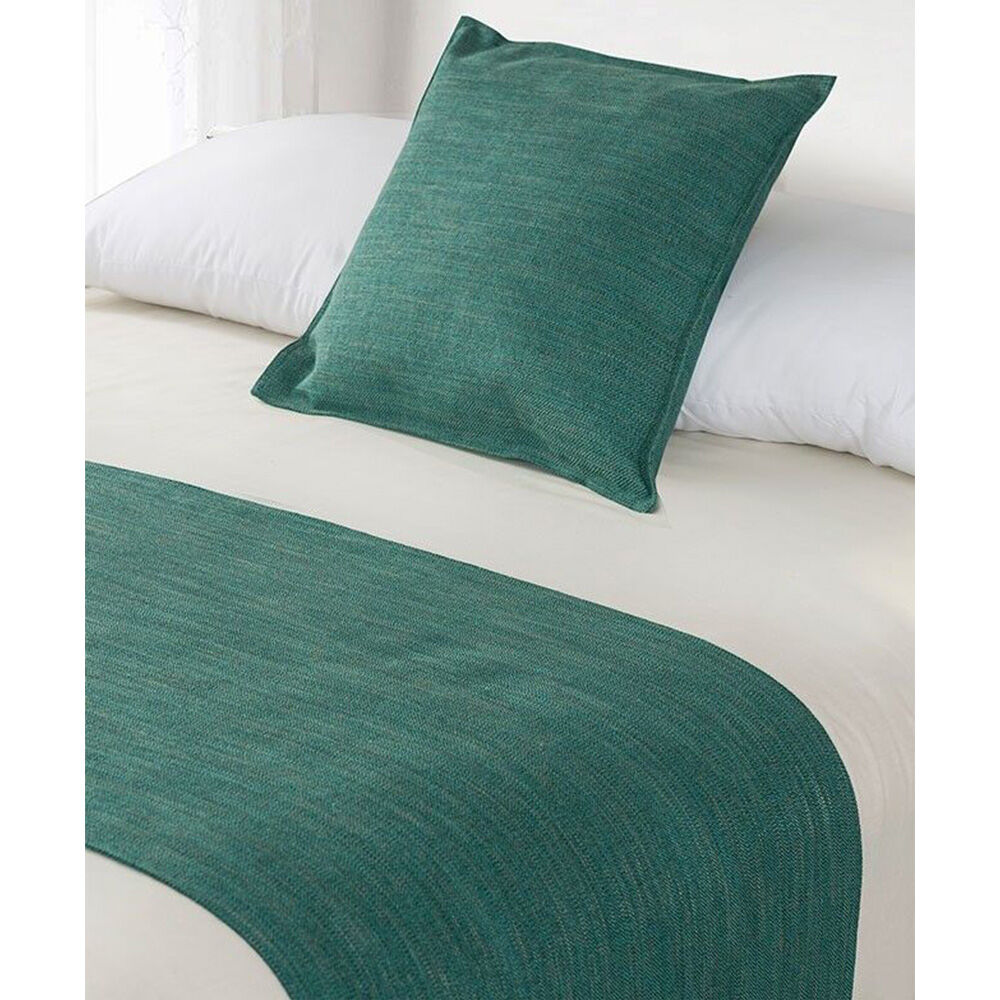 Jason Commercial Square Linen Look Bed Cushion 44x44cm - Teal